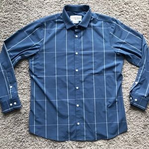 Men’s Mizzen+Main Leeward dress shirt sized XXL trim fit.